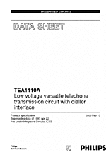 DataSheet TEA1110A pdf